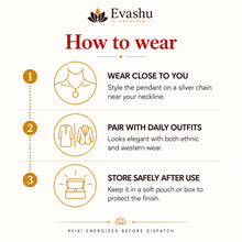Load image into Gallery viewer, Natural Malachite hexagon pendant by Evashu Crystals - view 3 - 03 malachite hexagon pendant how to wear