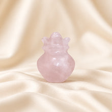 Load image into Gallery viewer, Natural Rose Quartz crystal Kalash by Evashu Crystals - view 4 - 04 lifestyle rose quartz kalash