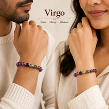 Load image into Gallery viewer, Men and women wearing Virgo / Kanya Rashi (कन्या राशि) Bracelet