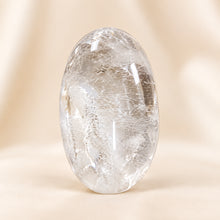 Load image into Gallery viewer, Natural Sphatik clear quartz Lingam approx. 1 inch by Evashu Crystals - view 7 - 07 evashu sphatik lingam close up