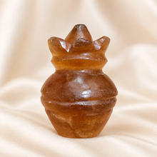 Load image into Gallery viewer, Natural Citrine crystal Kalash by Evashu Crystals - view 7 - 07 closeup citrine kalash