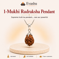 Certified Natural 1-Mukhi Rudraksha Pendant - Divine Connection & Deep Focus | Buy Online