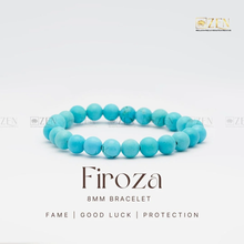 Load image into Gallery viewer, Firoza (Turquoise) Bracelet – Symbol of Love, Friendship & Positive Energy | Healing Crystal & Stone
