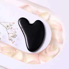 Load image into Gallery viewer, Black Obsidian Gua Sha – Symbol of Protection, Grounding, and Truth – Perfect for Skincare