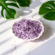Load image into Gallery viewer, Amethyst Chips Stone – Symbol of Serenity, Wisdom, and Spiritual Protection – Perfect for Decoration