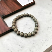 Load image into Gallery viewer, Pyrite Ring & Pyrite Bracelet Set – Healing Stone Jewelry for Wealth & Protection