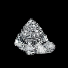 Load image into Gallery viewer, Sphatik Shree Yantra with Tortoise Idol – AAA Grade Healing Crystal & Stone for Meditation, Pooja & Spiritual Decor