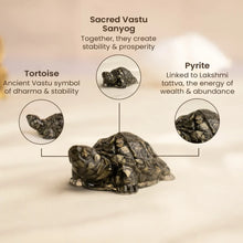 Load image into Gallery viewer, Pyrite Tortoise (Kachua) for Wealth, Business Growth & Energy Protection | Powerful Vastu Remedy for Office & Desk