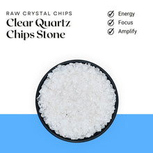 Load image into Gallery viewer, Clear Quartz Chips Stone – Symbol of Power, Amplification, and Healing – Perfect for Decoration