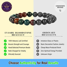 Load image into Gallery viewer, Bloodstone Bracelet – Natural Healing Stone for Strength, Courage & Balance