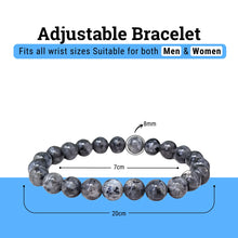 Load image into Gallery viewer, Larvikite Bracelet β Natural Healing Stone Bracelet for Protection, Intuition & Grounding
