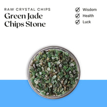 Load image into Gallery viewer, Green Jade Chips Stone – Symbol of Prosperity, Longevity, and Serenity – Perfect for Decoration