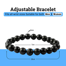 Load image into Gallery viewer, Black Onyx Bracelet - Helps in Strength, Protection, and Focus - Suitable for Unisex