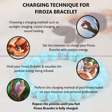 Load image into Gallery viewer, Firoza (Turquoise) Bracelet β Symbol of Love, Friendship & Positive Energy | Healing Crystal & Stone