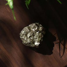 Load image into Gallery viewer, Pyrite Ring with Natural Pyrite Stone Combo– Crystal Set for Money & Protection - Suitable for Unisex