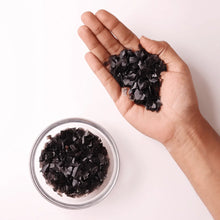 Load image into Gallery viewer, Black Obsidian Chips Stone – Symbol of Protection, Grounding, and Truth – Perfect for Decoration