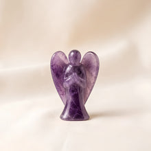 Load image into Gallery viewer, Certified Natural Amethyst Angel Figurine - Peace & Protection | Buy Online - Image 4