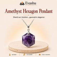 Load image into Gallery viewer, AMETHYST-HEX-PENDANT main image