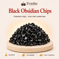 Certified Natural Black Obsidian Chips - Space Protection & Grounding | Buy Online