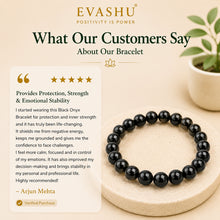 Load image into Gallery viewer, Black Onyx Bracelet – Natural Stone Bracelet for Strength, Protection & Everyday Wear | Unisex Crystal Jewellery