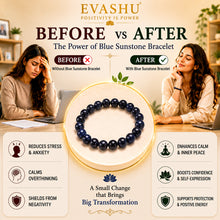 Load image into Gallery viewer, Blue Sunstone Bracelet – Natural Stone Bracelet for Calm Confidence, Clarity & Everyday Wear | Unisex Crystal Jewellery