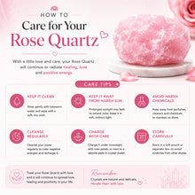 Load image into Gallery viewer, Raw Rose Quartz Stone – Natural Crystal for Love, Calmness & Emotional Balance | Healing Crystal Décor for Home, Meditation & Gifting