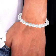 Load image into Gallery viewer, Pure Clear Quartz Crystal Bracelet: Clarity & Focus for Both Men & Women