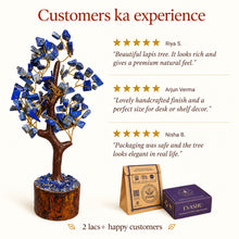 Load image into Gallery viewer, Certified Natural Lapis Lazuli Crystal Tree - Wisdom & Communication