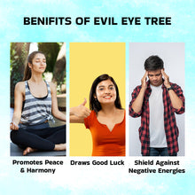 Load image into Gallery viewer, Blue Evil Eye Tree for Protection, Good Luck & Stability| Showpiece for Home, Table, Office