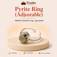 Certified Natural Pyrite Adjustable Ring - Wealth Focus & Premium Confidence | Buy Online