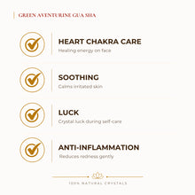 Load image into Gallery viewer, Green Aventurine Gua Sha – Symbol of Opportunity, Prosperity, and Growth – Perfect for Skincare - Image 2