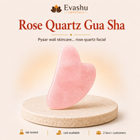 Certified Natural Rose Quartz Gua Sha - Facial Glow & Puffiness Care | Buy Online