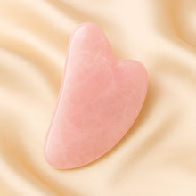 Load image into Gallery viewer, Certified Natural Rose Quartz Gua Sha - Facial Glow & Puffiness Care | Buy Online - Image 4