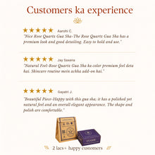 Load image into Gallery viewer, Certified Natural Rose Quartz Gua Sha - Facial Glow & Puffiness Care | Buy Online - Image 5