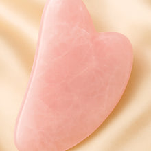 Load image into Gallery viewer, Certified Natural Rose Quartz Gua Sha - Facial Glow & Puffiness Care | Buy Online - Image 7