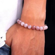 Load image into Gallery viewer, Original Rose Quartz Bracelet – Love, Compassion & Emotional Healing | Reiki & Feng Shui | Unisex
