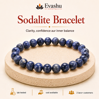 Certified Natural Sodalite Bracelet - Clear Thinking & Logic Support | Buy Online