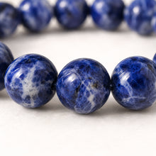 Load image into Gallery viewer, Certified Natural Sodalite Bracelet - Clear Thinking & Logic Support | Buy Online - Image 7