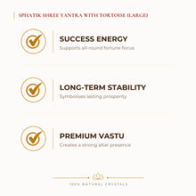 Load image into Gallery viewer, Certified Natural Sphatik Shree Yantra with Shree Yantra - Success Energy & Long-Term Stability | Buy Online - Image 2