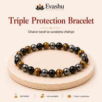 Certified Natural Triple Protection Bracelet - Triple Shield & Grounding | Buy Online