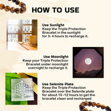 Load image into Gallery viewer, Brown Tiger Eye Stone Bracelet – Certified Healing Stone for Will Power, Focus & Protection