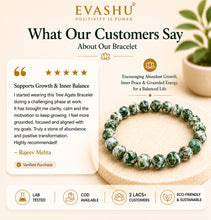 Load image into Gallery viewer, Tree Agate Bracelet – Natural Stone Bracelet for Grounding, Balance & Everyday Wear | Unisex Crystal Jewellery