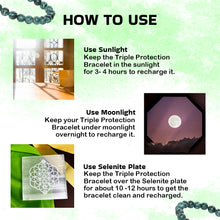 Load image into Gallery viewer, Natural Green Turquoise Stone Bracelet for Inner Peace & Positivity Perfect for Men Women & Kids