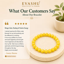 Load image into Gallery viewer, Yellow Jade Bracelet – Natural Stone Bracelet for Joy, Positivity & Everyday Wear | Unisex Crystal Jewellery