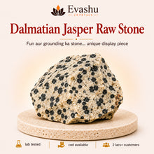 Load image into Gallery viewer, Authentic natural Dalmatian Jasper Raw Stone for Joyful Energy and Grounding, shown as the main Evashu product view
