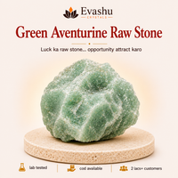 Certified Natural Green Aventurine Raw Stone - Luck Energy & Opportunity Flow