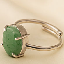 Load image into Gallery viewer, Close-up of authentic natural Green Aventurine showing crystal texture, colour and craftsmanship