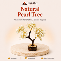 Certified Natural Pearl Crystal Tree - Inner Peace & Emotional Harmony