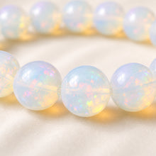 Load image into Gallery viewer, Close-up of authentic natural Opal showing crystal texture, colour and craftsmanship