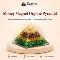 Certified Natural Money Magnet Orgone Pyramid - Wealth Focus & Prosperity Energy